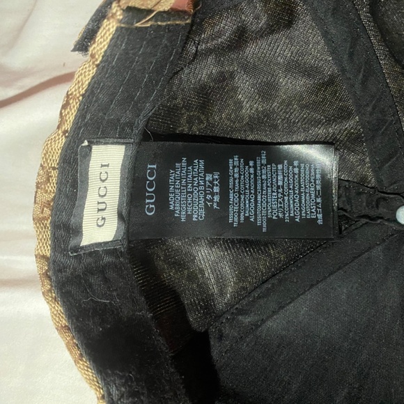 Authentic canvas gucci hat, brown - Picture 3 of 4